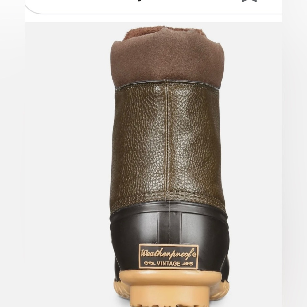 Men’s Original Weatherproof Vintage Adam Duck Boots Outdoor - Picture 2 of 4